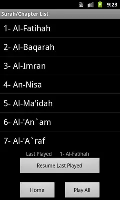 Quran MP3 With Indonesian android App screenshot 2